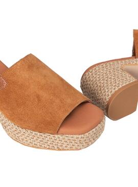 Sandalen Popa Dilton Wildleder Braun für Frauen