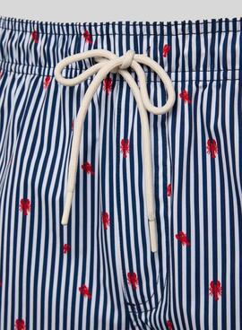 Badehose Jack and Jones Maui Mini Stripe blau Junge