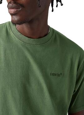 T-shirt Levis Red Tab grün für Männer.