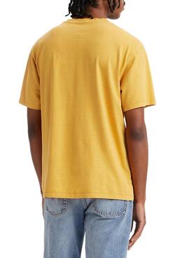 T-shirt.Levis Red Tab in Gelb für Herren.