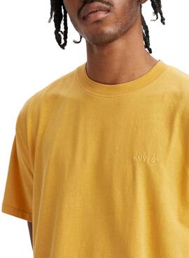 T-shirt.Levis Red Tab in Gelb für Herren.