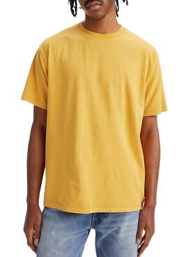 T-shirt.Levis Red Tab in Gelb für Herren.