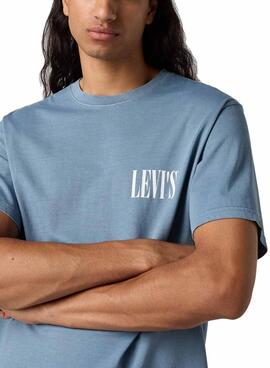 T-Shirt Levi's Relaxed blau für Herren