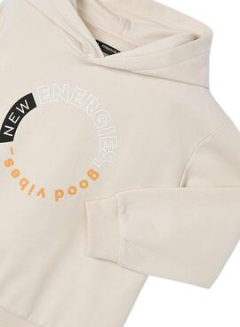  Sweatshirt Mayoral Athetics beige für Jungen