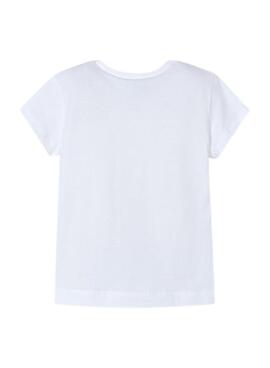 T-Shirt Mayoral Edition in Weiß für Mädchen