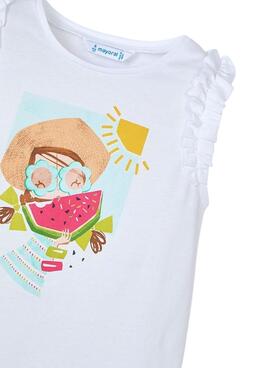 Tanktop Mayoral weiß für Mädchen