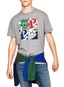 T-Shirt Pepe Jeans Josephs Grau Für Herren
