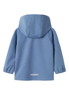 Windschutz Name It Alfa Softshell Blau für Jungen