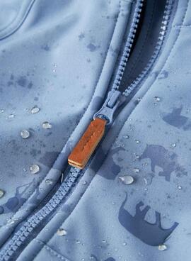Windschutz Name It Alfa Softshell Blau für Jungen