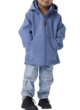 Windschutz Name It Alfa Softshell Blau für Jungen