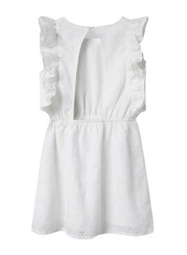Kleid Name It Fioleta weiß für Mädchen