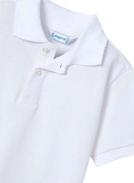 Polo   Mayoral Basic Granite Weiß für Kinder
