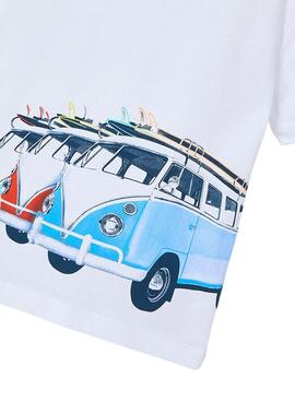 T-shirt Mayoral Surf weiß für Jungen