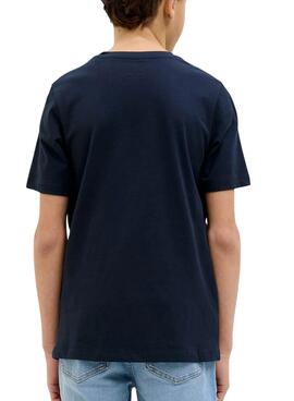 T-shirt Jack and Jones Hawaii Shape Marine für Kinder.
