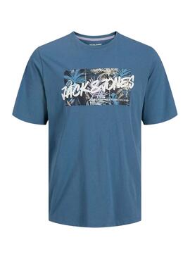 T-shirt Jack and Jones Hawaii Shape blau Kind