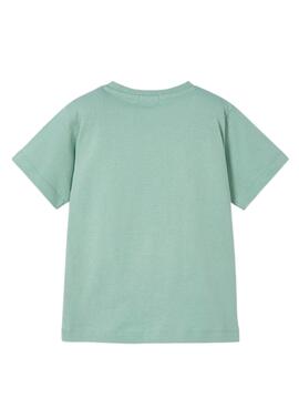T-Shirt Mayoral Embossed Rhino grün für Jungen