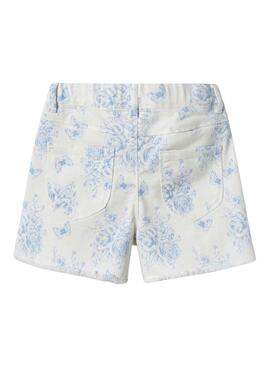 Shorts Name It Rose Mom weiß für Mädchen