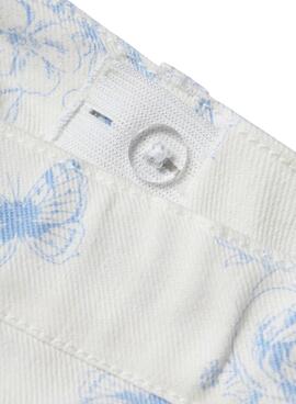Shorts Name It Rose Mom weiß für Mädchen