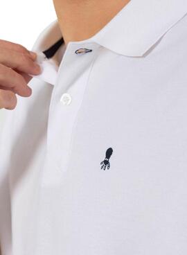 Polo El Pulpo basic weiss für Herren