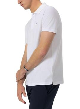 Polo El Pulpo basic weiss für Herren