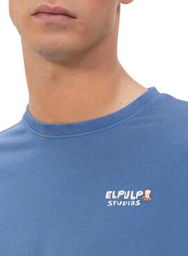 T-Shirt El Pulpo Enjoy blau für Herren