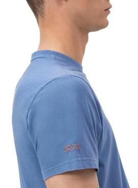 T-Shirt El Pulpo Enjoy blau für Herren