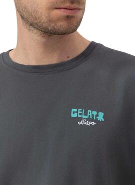 T-Shirt El Pulpo Gelato grau für Herren