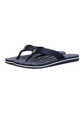 Tommy Hilfiger Chain Navy Blue Sandalen für Damen