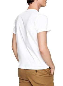 T-Shirt Pepe Jeans Eggo Weiß Für Herren