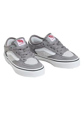 Turnschuhe Vans Rowley Classic grau Junge und Mädchen.