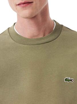 Lacoste Sweatshirt grün Logo für Herren