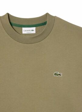 Lacoste Sweatshirt grün Logo für Herren
