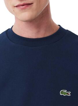 Lacoste Marineblauer Pullover mit Logo für Herren