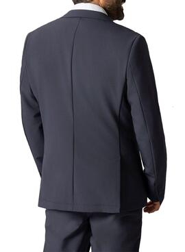 El Pulpo Ultraleichter Marineblauer Blazer für Herren