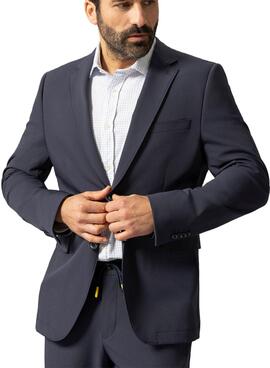 El Pulpo Ultraleichter Marineblauer Blazer für Herren