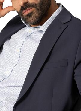 El Pulpo Ultraleichter Marineblauer Blazer für Herren