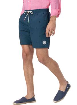 Badehose El Pulpo Allover in Marineblau für Herren