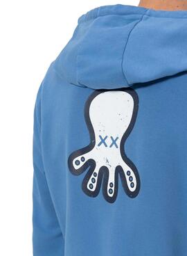 Sweatshirt El Pulpo Logo blau für Herren