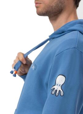 Sweatshirt El Pulpo Logo blau für Herren