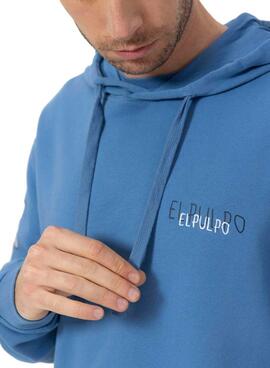 Sweatshirt El Pulpo Logo blau für Herren