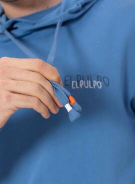 Sweatshirt El Pulpo Logo blau für Herren