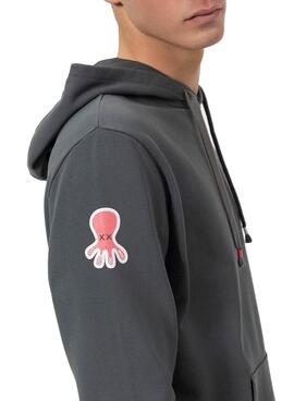 Kapuzenpullover El Pulpo Logo Anthrazit für Herren