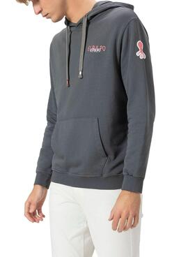 Kapuzenpullover El Pulpo Logo Anthrazit für Herren