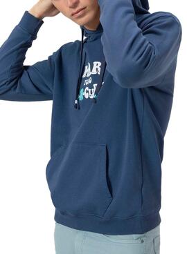 Sweatshirt Der Oktopus das Marineblau Herren