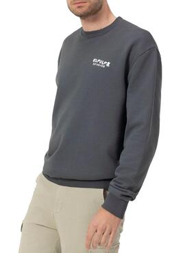 Sudadera El Pulpo Genießen grau für Männer