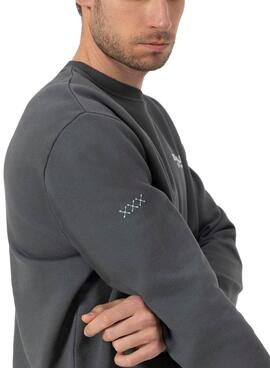 Sudadera El Pulpo Genießen grau für Männer