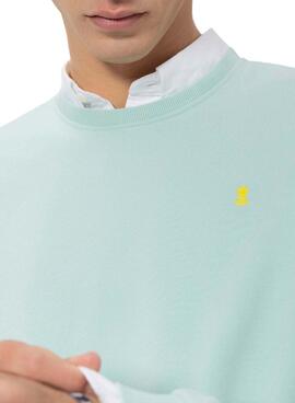 Sweatshirt El Pulpo Basic in Türkis für Männer