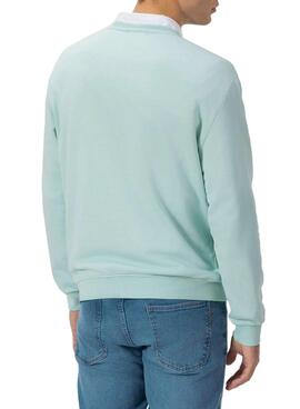 Sweatshirt El Pulpo Basic in Türkis für Männer