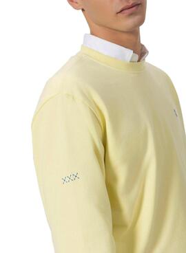 Sweatshirt Der Basic-Oktopus in Gelb für Herren
