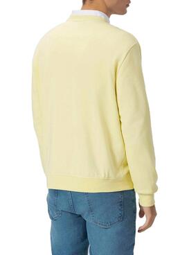 Sweatshirt Der Basic-Oktopus in Gelb für Herren